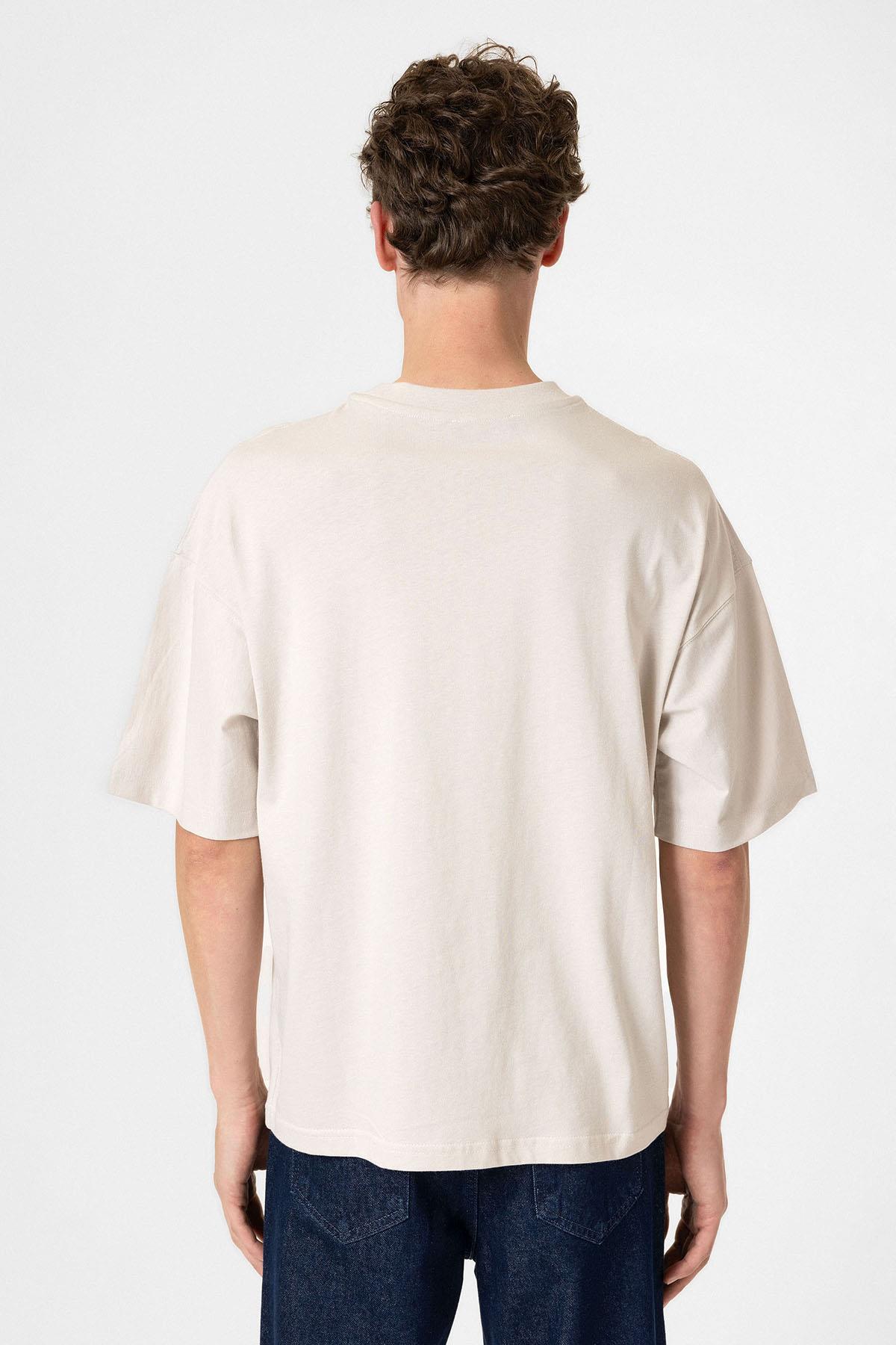 Antioch-Taş Crop Fit Erkek T Shirt-T-Shirts-4-fleurdirect.live
