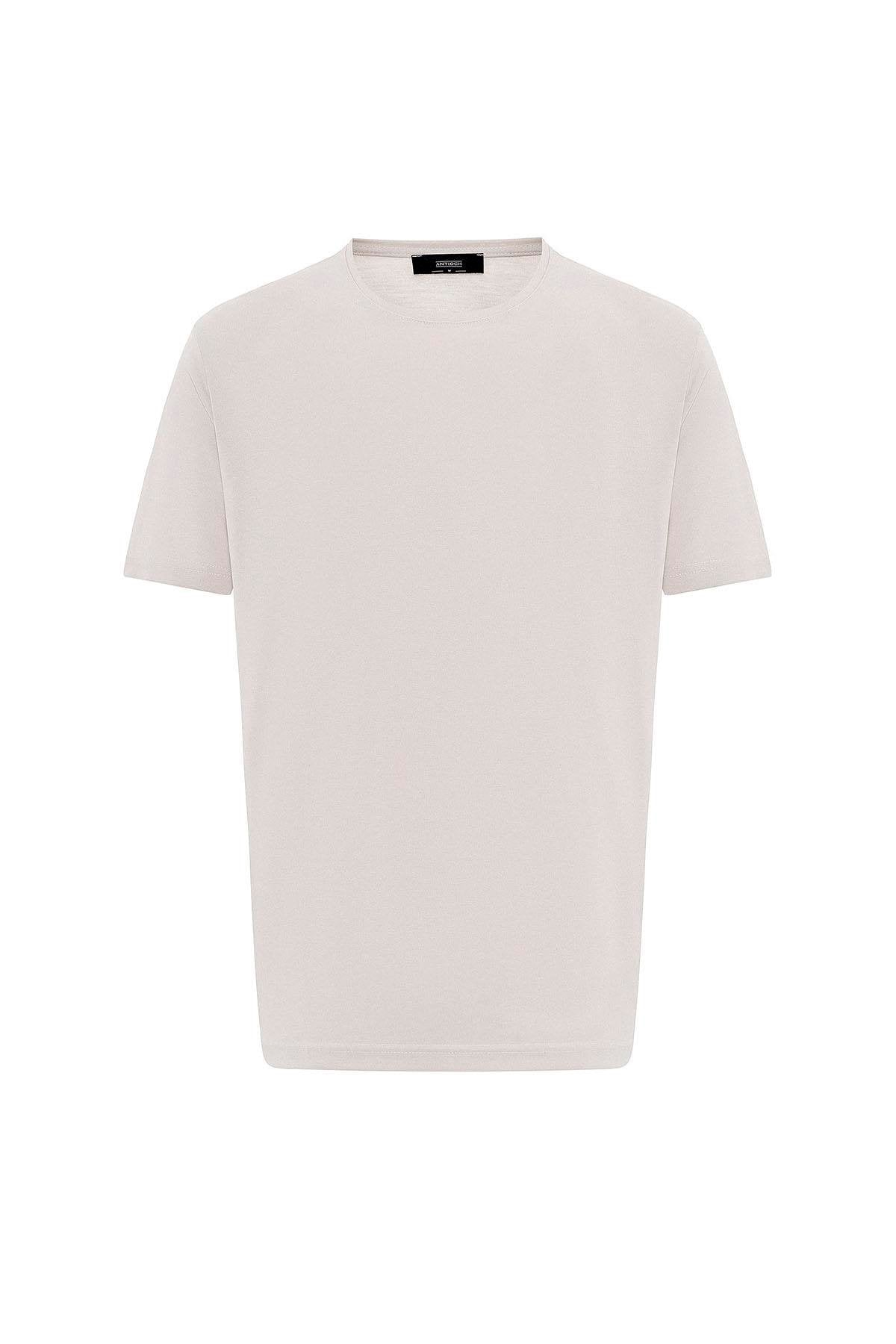 Antioch-Taş Regular Fit Modal Teknik Kumaş Erkek T Shirt-T-Shirts-8-fleurdirect.live