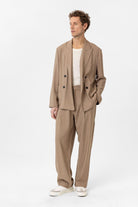 Antioch-Vizon Relax Fit Diagonel İnce Erkek Blazer Ceket-Blazer Ceket-2-fleurdirect.live