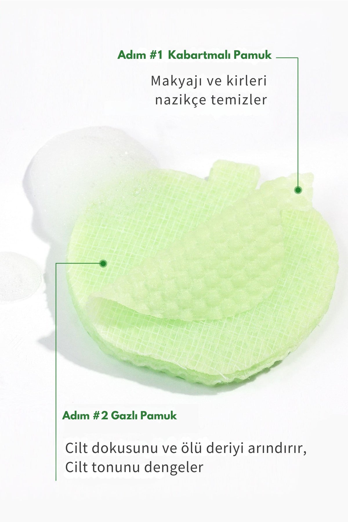 Ariul Apple Cider All Kill Cleansing Bubble Pads 60 Pads - Elma Sirkeli Sebum Dengeleyici & Peeling Etkili Temizleyici Ped