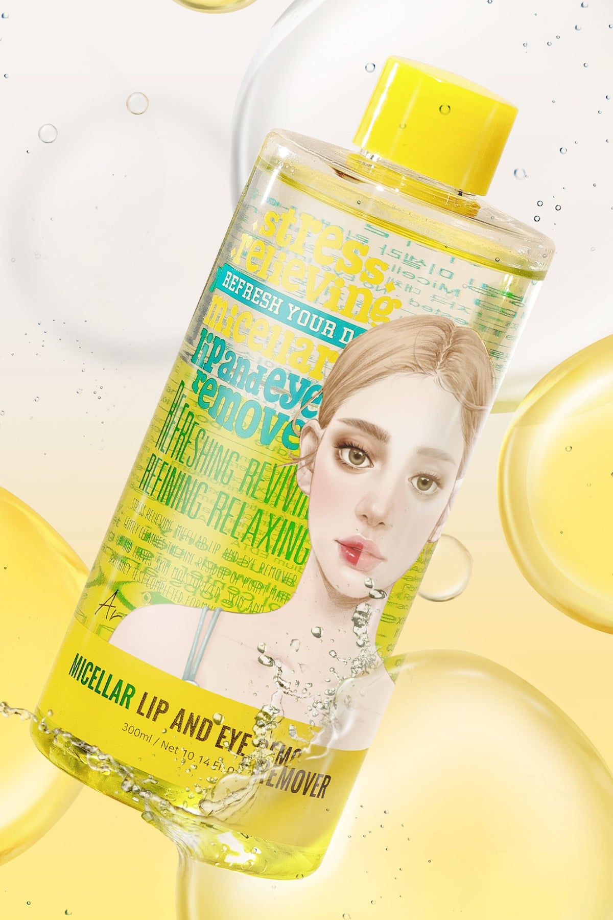 Ariul Stress Relieving Micellar Lip And Eye Remover 100Ml - 7:3 Micellar Makyaj Temizleme Suyu & Temizleme Yağı