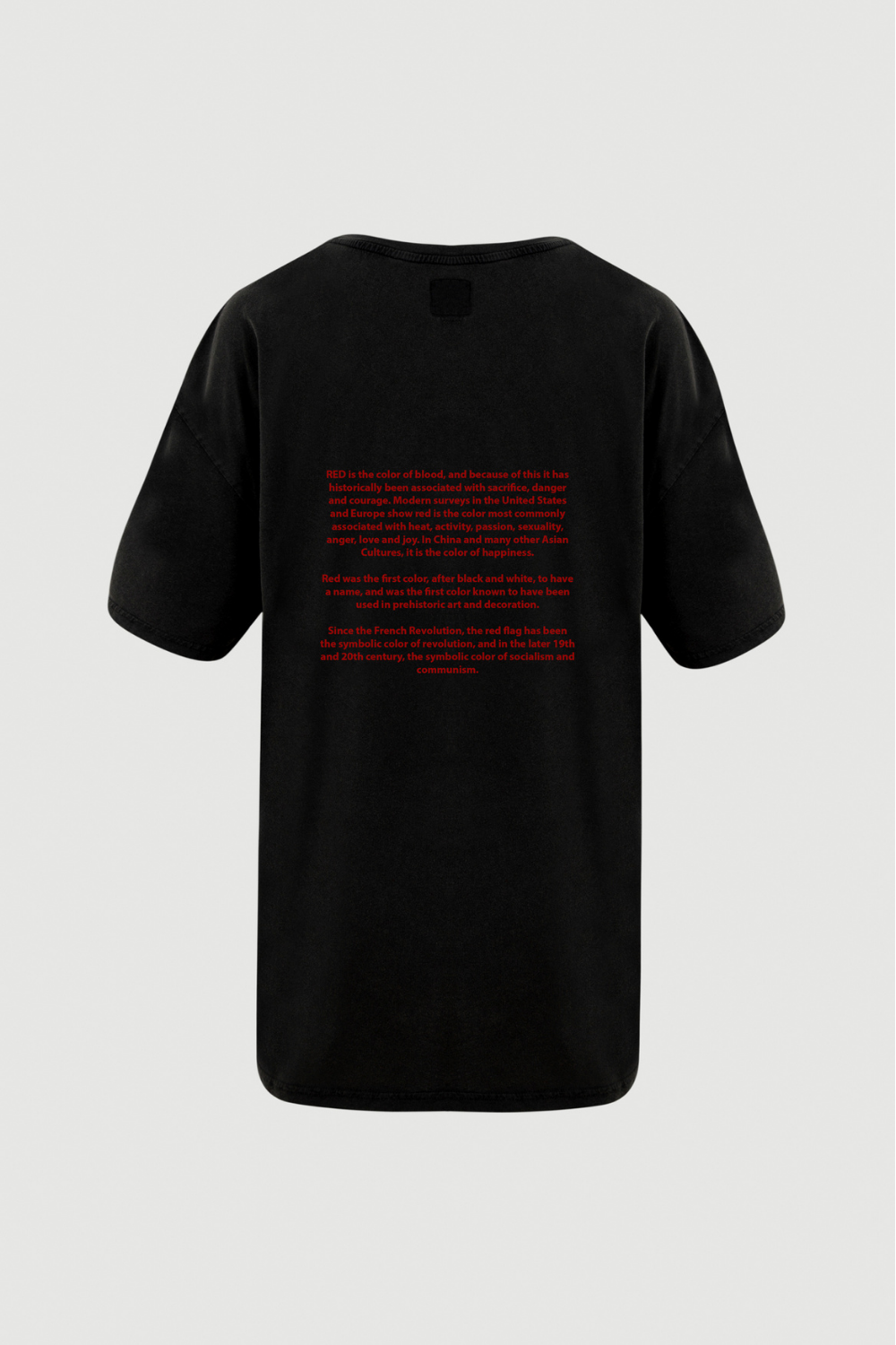 Assemblage Studios-Life İs Red T-shirt-T-Shirts-2-fleurdirect.live
