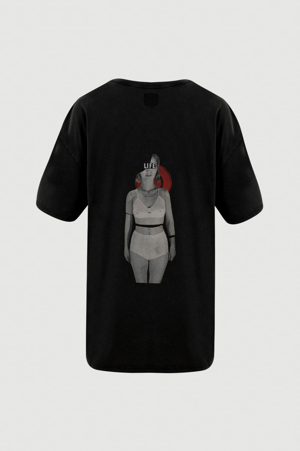 Assemblage Studios-Woman With Bra T-shirt -back Print-Kazak & Triko-1-fleurdirect.live
