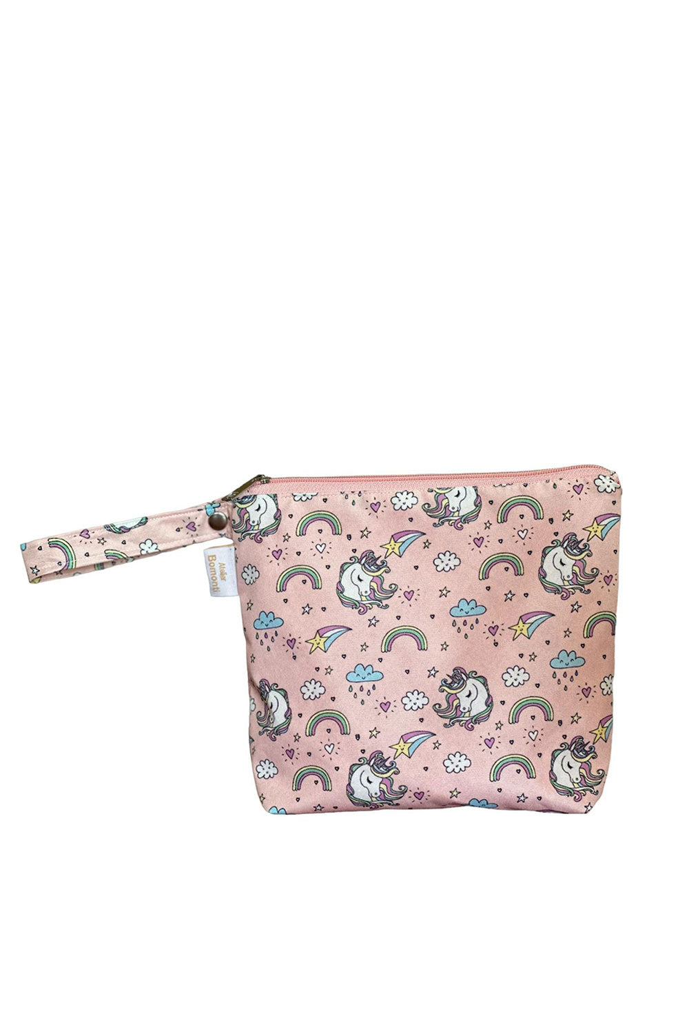 Atelier Bomonti-Mamikids Mini Wet&dry Islak/ Kirli,havuz / Plaj Çantası Kreş Çantası Pembe-Omuz Çantası-1-fleurdirect.live