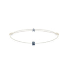 Alphabet White Chance Bracelet In Oxide