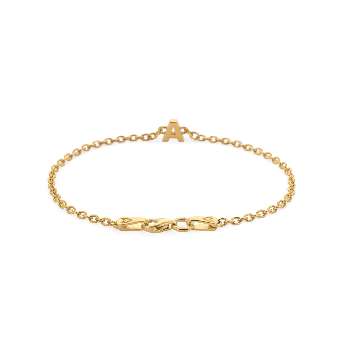 Alphabet Chain Bracelet In Gold