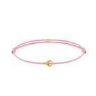 Pink Padel Chance Bracelet In Gold