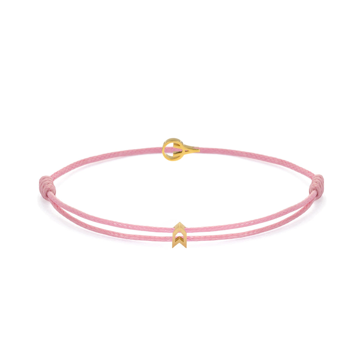 Pink Padel Chance Bracelet In Gold