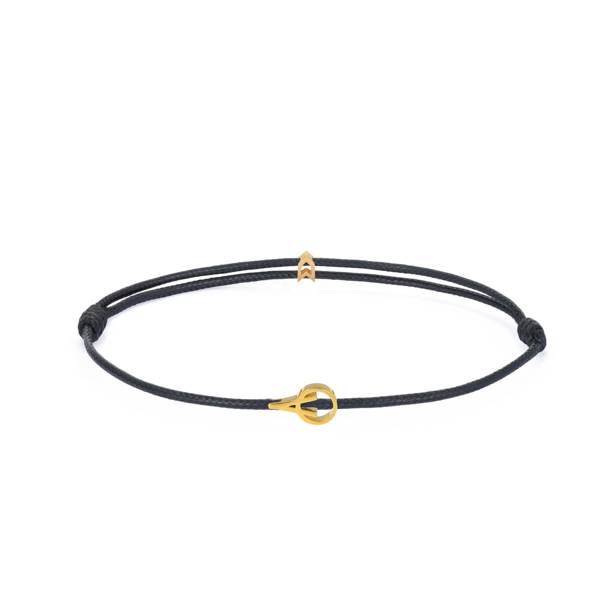 Atolyewolf X Nano Padel Black Chance Bracelet In Gold