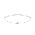 White Padel Chance Bracelet In Silver