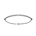 Grey Padel Chance Bracelet In Silver