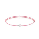 Pink Padel Chance Bracelet In Silver