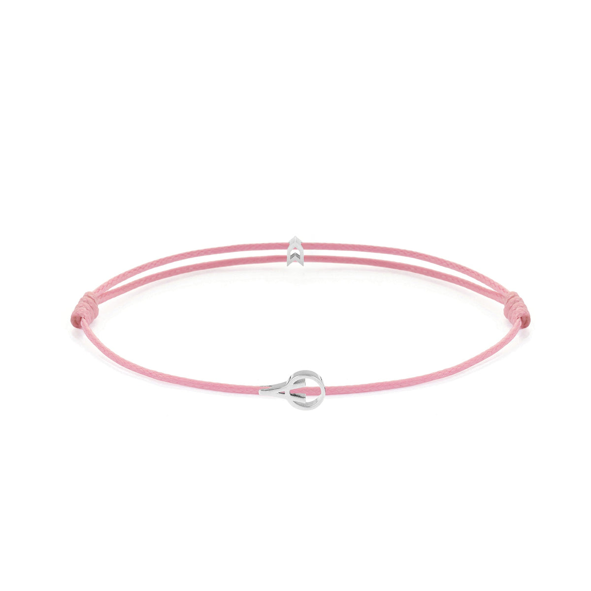 Pink Padel Chance Bracelet In Silver