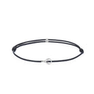 Atolyewolf X Nano Padel Black Chance Bracelet In Silver