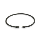 Octagon Pencil Bangle In Oxide
