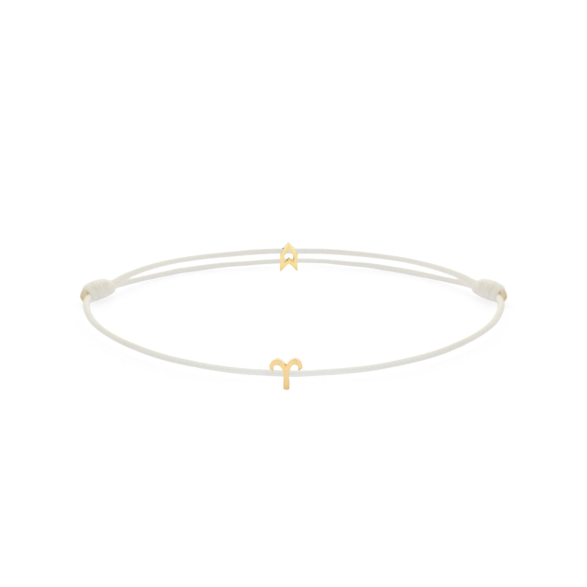 Zodiac White Chance Bracelet In Gold