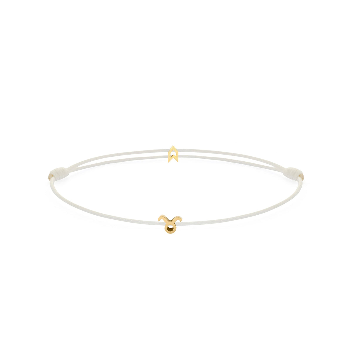 Zodiac White Chance Bracelet In Gold