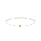 Zodiac White Chance Bracelet In Gold