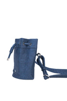 Ayanas-Ela Bucket Bel Çantası – PIÑATEX® Washed Indigo-Bel Çantası-1-fleurdirect.live