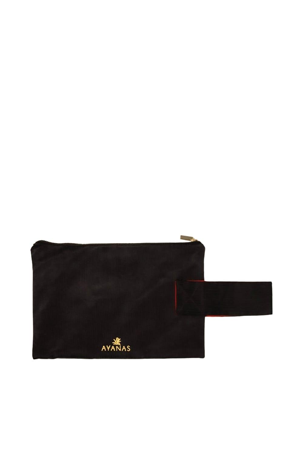 Ayanas-Sri̇ Yantra Clutch Çanta - Obsi̇di̇an-Clutch-2-fleurdirect.live