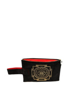Ayanas-Sri̇ Yantra Clutch Çanta - Obsi̇di̇an-Clutch-3-fleurdirect.live