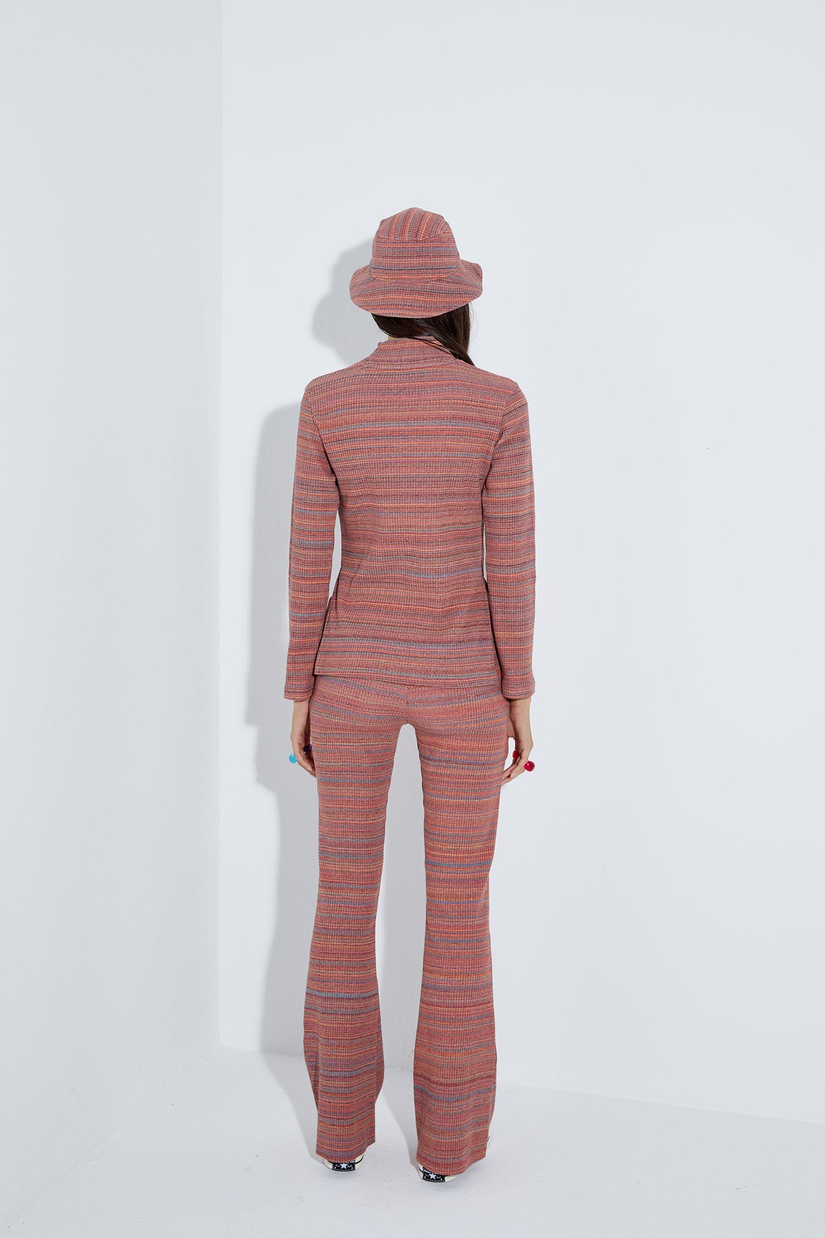 Knit Top- Pembe