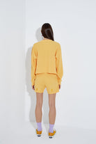 Waffle Sweatshirt - Sarı