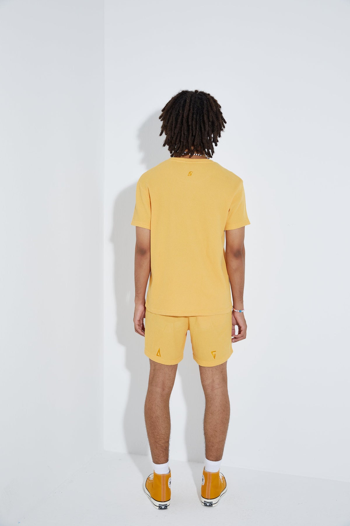 Waffle T-Shirt - Sarı