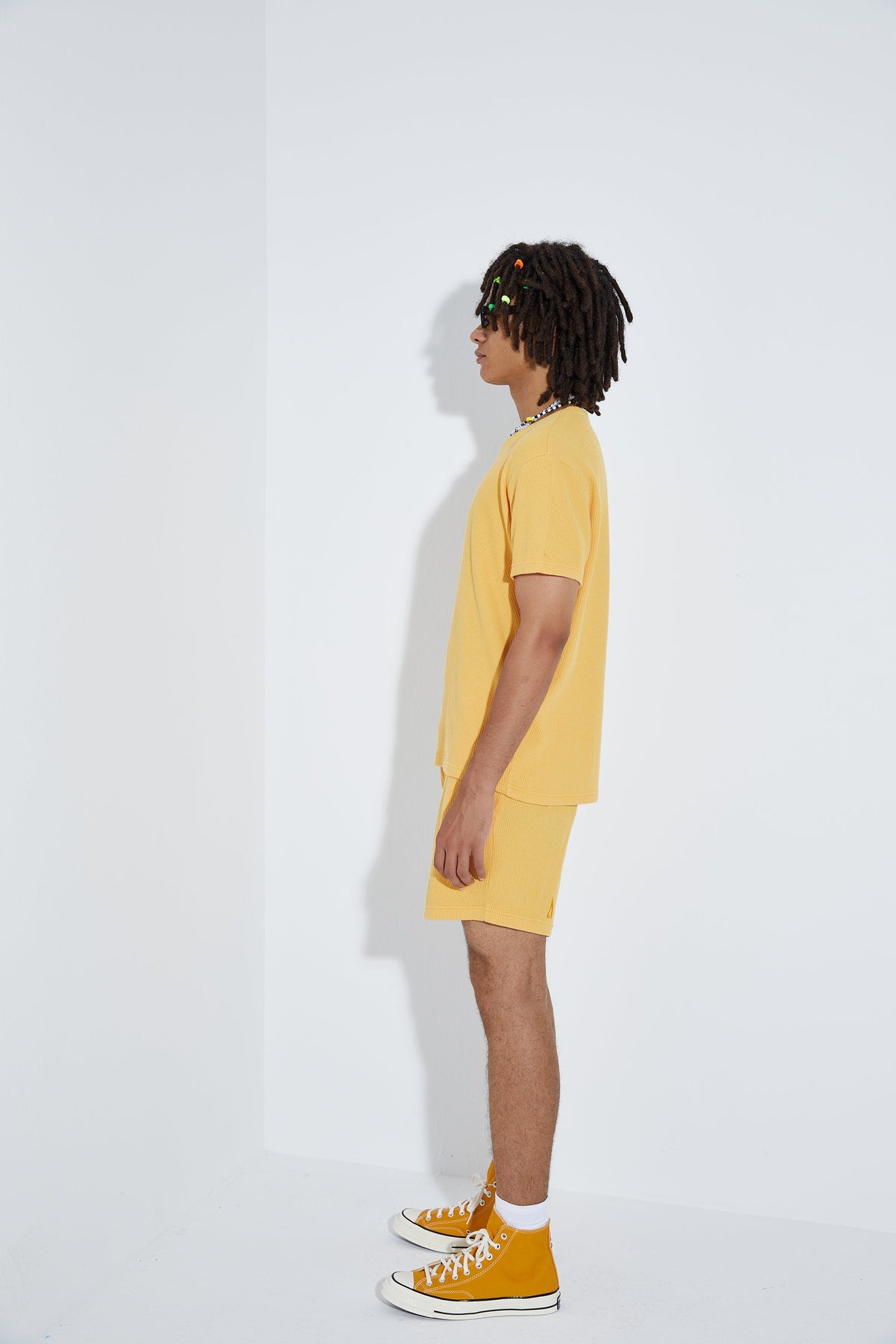 Waffle T-Shirt - Sarı