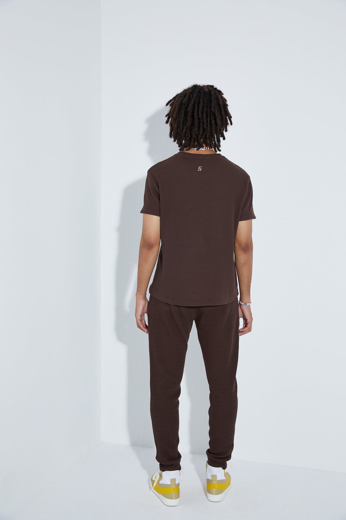 Waffle T-Shirt - Kahverengi
