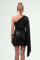 BÉLF-Aurora Black Dress-Elbise-3-fleurdirect.live