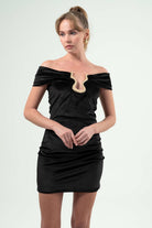 BÉLF-Ava Black Dress-Elbise-2-fleurdirect.live