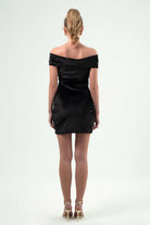 BÉLF-Ava Black Dress-Elbise-5-fleurdirect.live