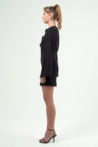 BÉLF-Valentina Black Dress-Elbise-4-fleurdirect.live