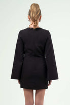 BÉLF-Valentina Black Dress-Elbise-5-fleurdirect.live