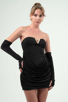 BÉLF-Vera Black Dress-Elbise-2-fleurdirect.live