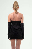 BÉLF-Vera Black Dress-Elbise-4-fleurdirect.live