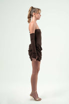 BÉLF-Vera Brown Dress-Elbise-3-fleurdirect.live