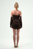 BÉLF-Vera Brown Dress-Elbise-4-fleurdirect.live