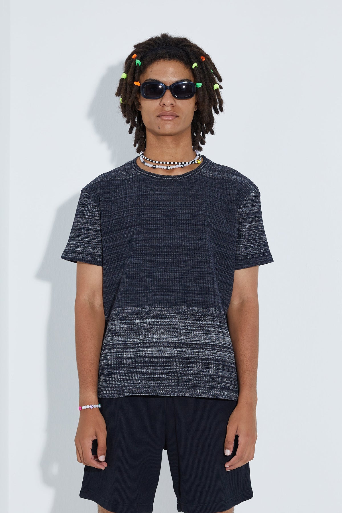 Knit T-Shirt - Siyah