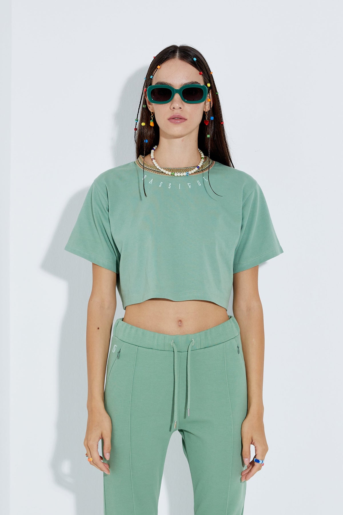 Crop T-Shirt - Yeşil