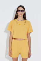 Waffle T-Shirt - Sarı