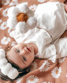 Babybek-Papatya Müslin Örtü-Pike-6-fleurdirect.live