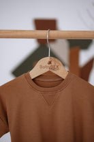 Babybek-Premium Kadın Oversize Kahverengi T Shirt-T-Shirts-5-fleurdirect.live