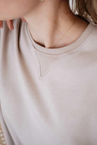 Babybek-Premium Kadın Oversize Vizon T Shirt-T-Shirts-2-fleurdirect.live