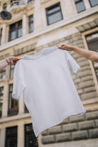 Babybek-Premium Oversize Kadın Beyaz T Shirt-T-Shirts-3-fleurdirect.live