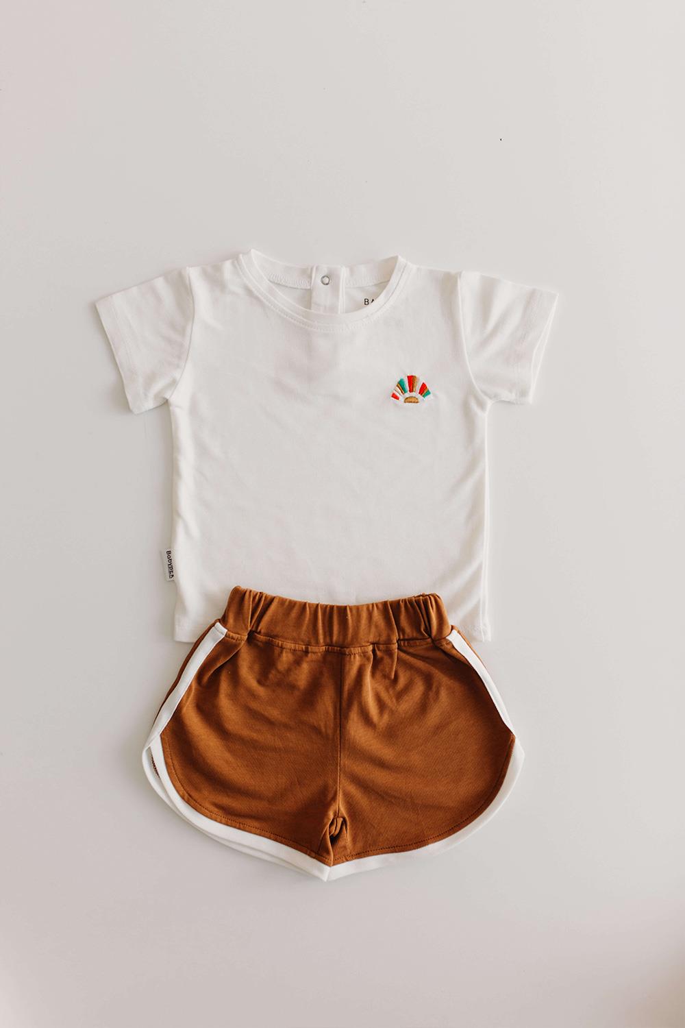 Babybek-Retro Day Şort Tişört Takım-Alt Üst Takım-8-fleurdirect.live