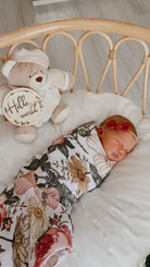 Babybek-Vintage Rose Müslin Örtü-Pike-1-fleurdirect.live