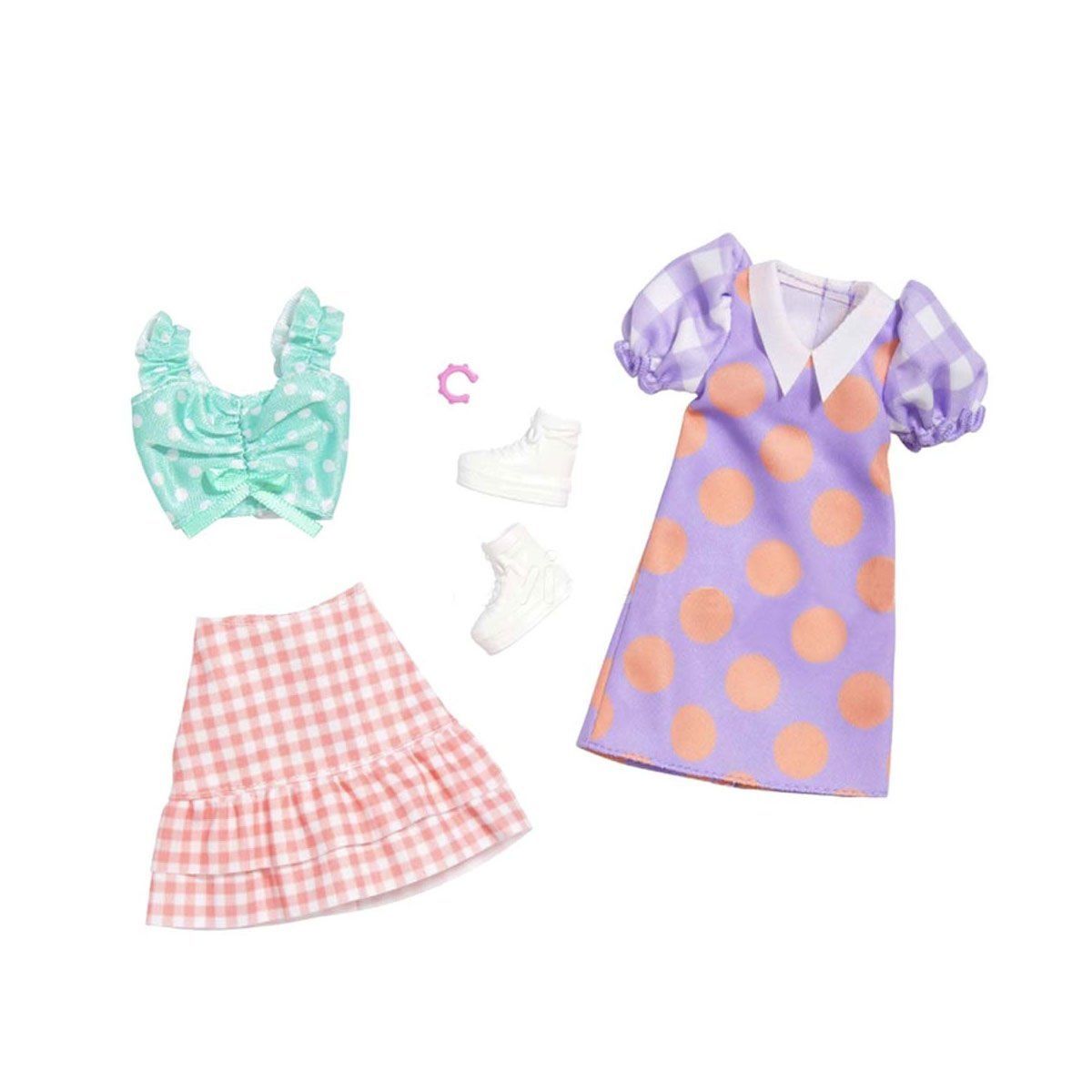 Barbie-Barbie'nin Kıyafet Koleksiyonu 2'Li Paketler / +3 Yaş-Oyuncak Bebek ve Oyun Setleri-4-fleurdirect.live