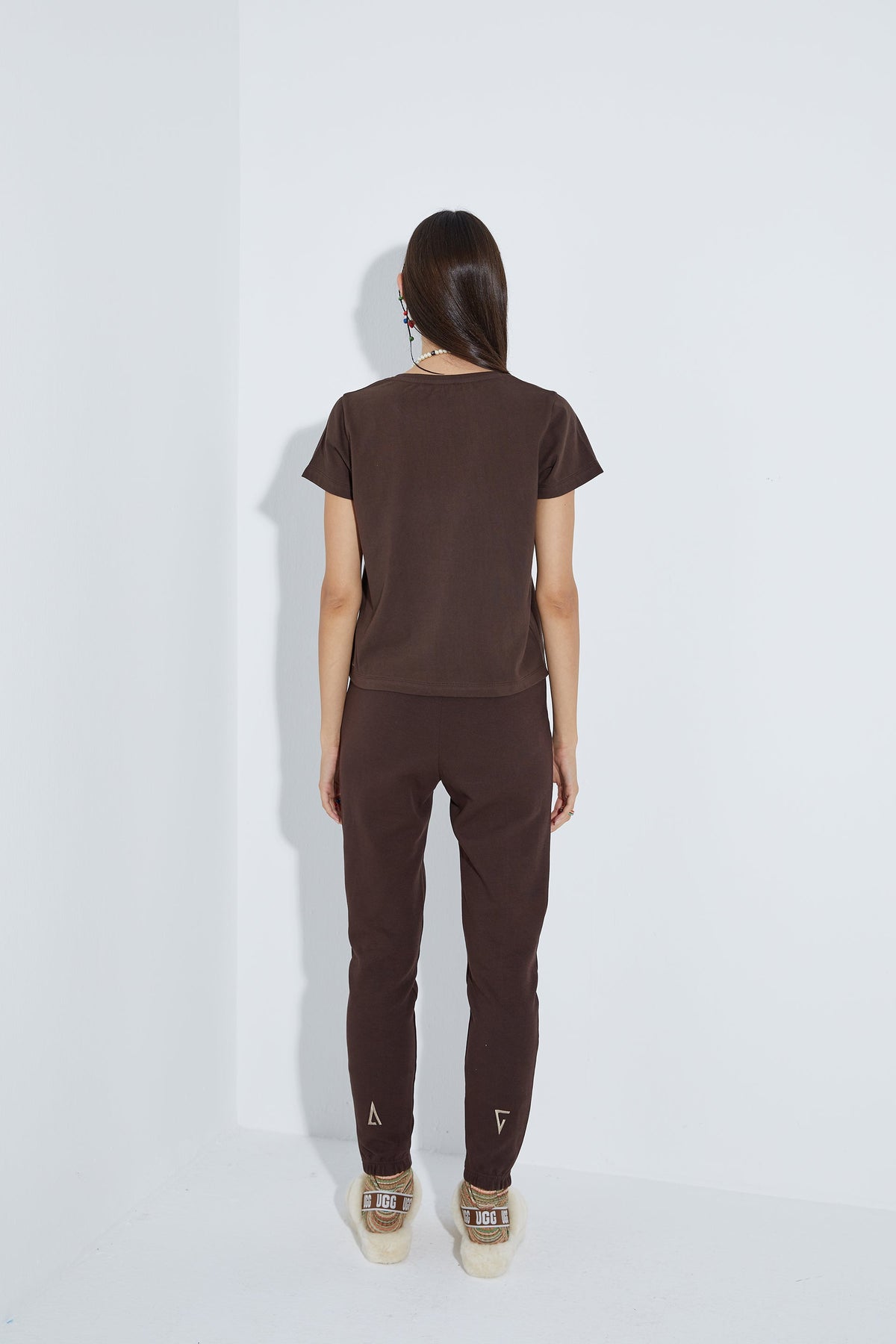 Klasik T-Shirt - Kahverengi